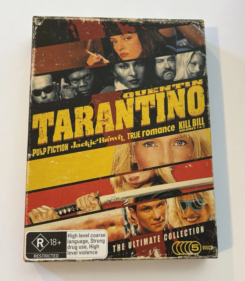 QUENTIN TARANTINO ULTIMATE COLLECTION DVD BOX SET Pal Region 4 - Free Aus Post! - Image 1 of 2
