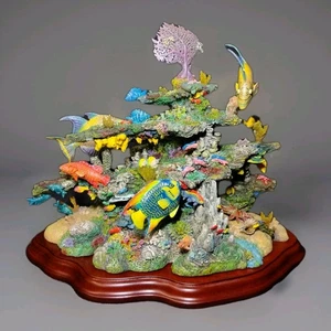 Danbury Mint Coral Paradise Figurine Great Coral Reefs of the World - Picture 1 of 18