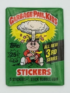 1986 Topps Garbage Pail Kids Original 3rd Series Wax Pack Sealed - GPK OS3 - Picture 1 of 4