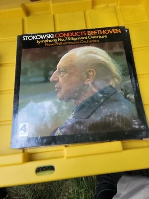 Stokowski BEETHOVEN Symphony No 7 Egmont Overture LP London SPC 21139 Audiophile - Image 1 of 3
