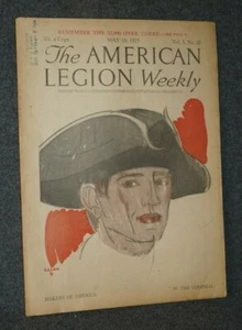 The American Legion Weekly Magazine May 18th 1923 ILLIAN Cover IV The Colonial - Picture 1 of 3