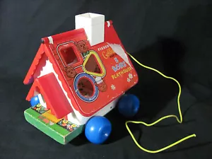 Fisher Price 1967 Goldlöckchen und die 3 Bären Nachziehspielzeug mit Glocke #151 - Bild 1 von 12