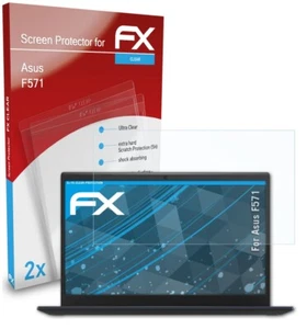 atFoliX 2x Schermbeschermer voor Asus F571 Screen Protector duidelijk Folie - Afbeelding 1 van 8