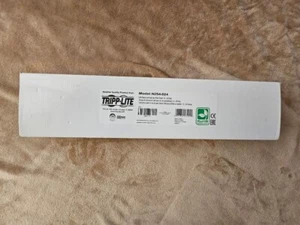 New Tripp Lite N254-024 Cat6 Rackmount Feed Thru Patch Panel 1U 24 Port - Picture 1 of 2