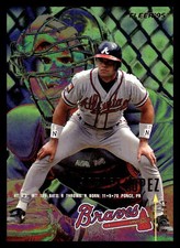 1995 Fleer #310 Javy Lopez Atlanta Braves Baseball Card NM Free Shipping