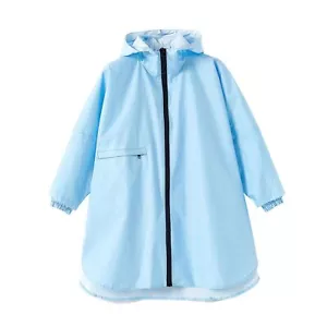 Kids Lightweight Rain Jackets Hooded Rain Coat Waterproof Rain Poncho Light B... - Picture 1 of 5