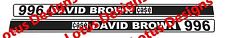 David Brown Case 996 tractor bonnett  Stickers / decals