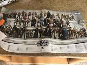 STAR WARS GIOCATTOLO HASBRO -- poster fumetto con - Foto 1 di 1