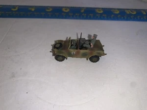 1/72 WW2 German Kubelwagen Radio Car & Figures . built & painted - Picture 1 of 4