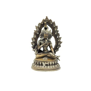 Estatua budista tibetana Manjushree - 4,7′′ de altura - Imagen 1 de 4