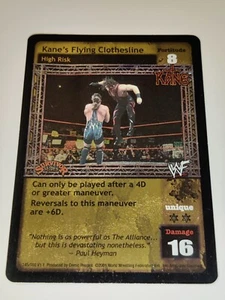 Raw Deal Kane's Flying Clothesline WWE WWF CCG 145/160 V1.1 2001 LP / DMG - Picture 1 of 9