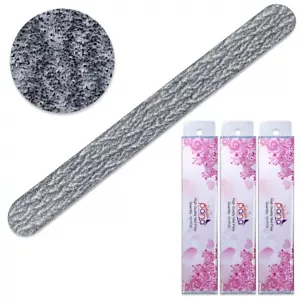 30 un. limas de uñas redondas de cebra profesional Pana arena de doble cara 100/100 - Imagen 1 de 5