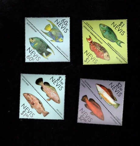Nevis sc#544-7 (1987) Complete MNH Cover