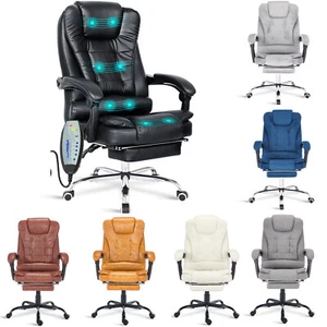 Massage Office Chair Gaming PC Computer Desk Executive Swivel Recliner Chairs - Picture 1 of 338