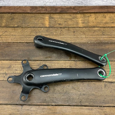 Juego de bielas Coda vintage 175 mm bielas Cannondale Triple 94 58 años 90 MTB negro Foto 1 de 4