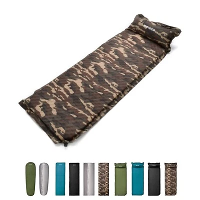 Isomatte Luftmatratze Ultraleicht Selbstaufblasend 188/200 x 66 x 3,8cm Camping - Bild 1 von 4