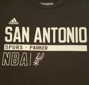 San Antonio Spurs Tony Parker T Shirt Medium EUC NBA Basketball INV2281 - Picture 1 of 8