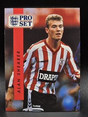 Tarjeta de novato Southampton RC 1990/91 Pro Set fútbol Alan Shearer #213 Foto 1 de 2