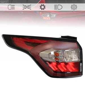 Left Driver Side For Ford Escape 2017-2019 LED Outer Tail Light Rear Brake Lamp - Foto 1 di 12