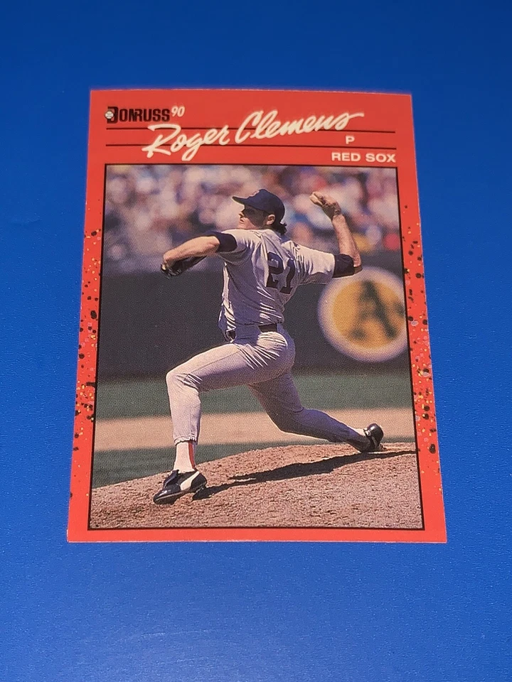 Tarjeta de béisbol 1990 Donruss Roger Clemens #184 Boston Red Sox Set Break casi nueva-como nueva Foto 1 de 1