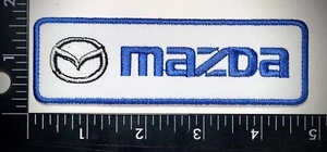 Mazda Racing Motorsport blauer Etikett Sport aufbügeln oder aufnähen bestickter Aufnäher - Bild 1 von 1