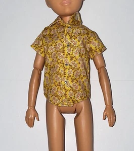 Creatable World Muñeca Ropa Amarillo Estampado Floral Manga Corta Camisa Accesorio - Imagen 1 de 4