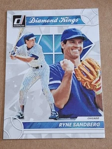 CARTA DA BASEBALL 2023 RYNE SANDBERG DONRUSS DIAMOND KINGS #23 CHICAGO CUBS - Foto 1 di 2