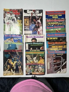 Sports Illustrated Magazine Lot 14 Issues Vintage 1972-1995 - Picture 1 of 14