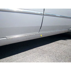 2p Stainless L. Rocker Panel Trim fits 2006-2010 Hyundai Sonata by Luxury FX - Picture 1 of 4