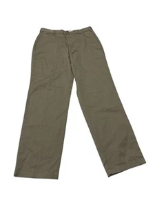 Dockers Boys Brown Flat Front Dark Wash Chino Pants Size 14 Medium - Picture 1 of 7