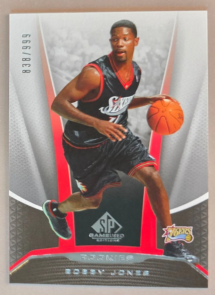 2006-07 SP Juego Usado SP #d/999 Bobby Jones #236 Novato Philadelphia 76ers Foto 1 de 1