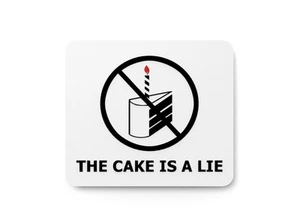 Arte de pared audaz impreso en 3D The Cake Lie Sign - Letrero PLA duradero para gimnasio, oficina - Imagen 1 de 4