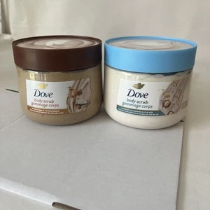 Dove Exfoliating Body Scrub Brown Sugar/Coconut Butter & Macadamia & Rice 15oz - Picture 1 of 5