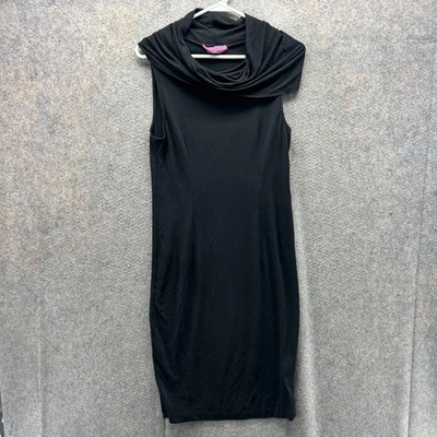 Алиса + Оливия платье женщин средний черный без рукавов капот шеи оболочка карандаш - Изображение 1 из 4