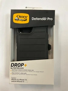 OtterBox iPhone 15/14/13 Defender Pro Hülle und Gürtelclip - Bild 1 von 1