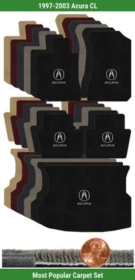 Lloyd Custom Ultimat Carpet Mat Set for 1997-2003 Acura CL w/Logo (5 pieces) #V - Image 1 of 4