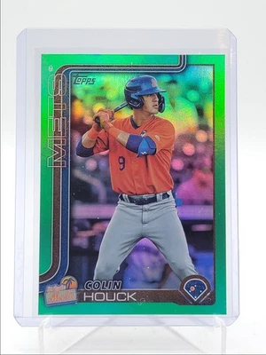 COLIN HOUCK 2025 TOPPS PRO DEBUT GREEN FOIL METS /99 Q3967 - Image 1 of 2