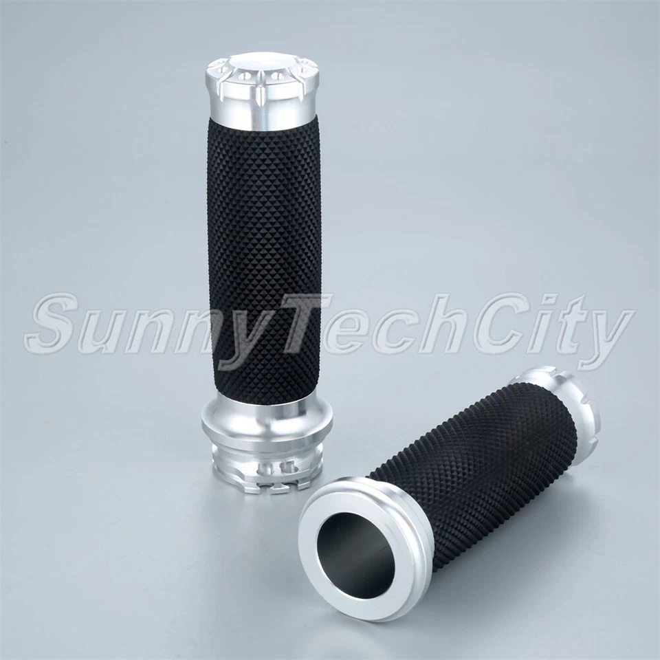 2x Empuñaduras de manillar de motocicleta de 1" 25 mm para Yamaha V Star 650 2006 2005 Foto 1 de 4