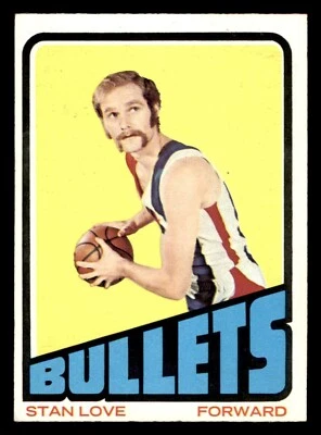 1972 Topps Basketball #2 Stan Love EX+ - Image 1 of 2