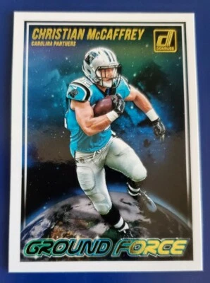 2018 Donruss Ground Force Christian McCaffrey Carolina Panthers GF-9 - Image 1 of 2