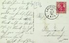 SEPHIL GERMANY 1921 40pf HOUSE ON HILL TOP PPC FROM LAUPHEIM TO BIBERACH
