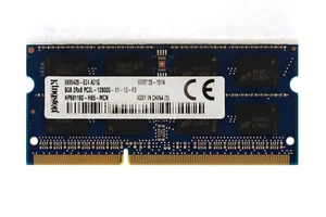 Kingston 8GB 2Rx8 PC3L-12800S-11-13-F3 Laptop Memory P/N:HP691160-H65-MCN Tested - Picture 1 of 2