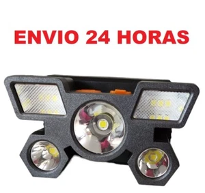 Frontal LED 5 FOCOS Recargable, Linterna 4 Modos Luz ENVIO 24 HORAS - Imagen 1 de 3