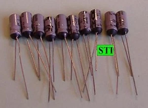 Condensatori elettrolitici 1.0uf 1.0mfd 50V 10 pz radiali IN OFFERTA!! - Foto 1 di 1