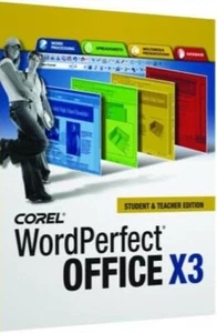 WordPerfect Office X3 Estudiante y Profesor PC CD Quattro Pro, Base de Datos Paradox, etc. - Imagen 1 de 1