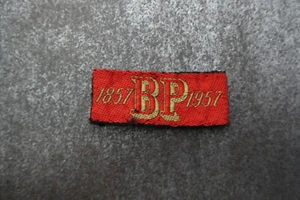 Baden Powell 1857-1957 Ribbon Cloth Patch Badge Boy Scouts Scouting (L5KB) - Picture 1 of 2