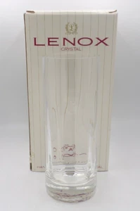 Vaso a colonna vintage Lenox Crystal Optika collezione fatto a mano alto 9" - Foto 1 di 7