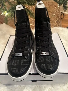 Guess Manney Women's Sneaker - Black - Picture 1 of 5