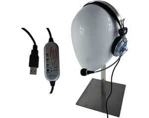 Ecolle - Casque filaire stéréo USB pour centre d'appel - Afbeelding 1 van 1