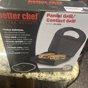Better Chef Panini Grill Model IM-292B - Picture 1 of 3